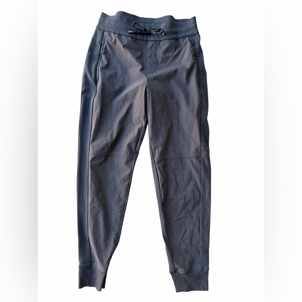 ATHLETA Headlands Hybrid Trek Jogger Pants Black Travel Hiking Womens 8